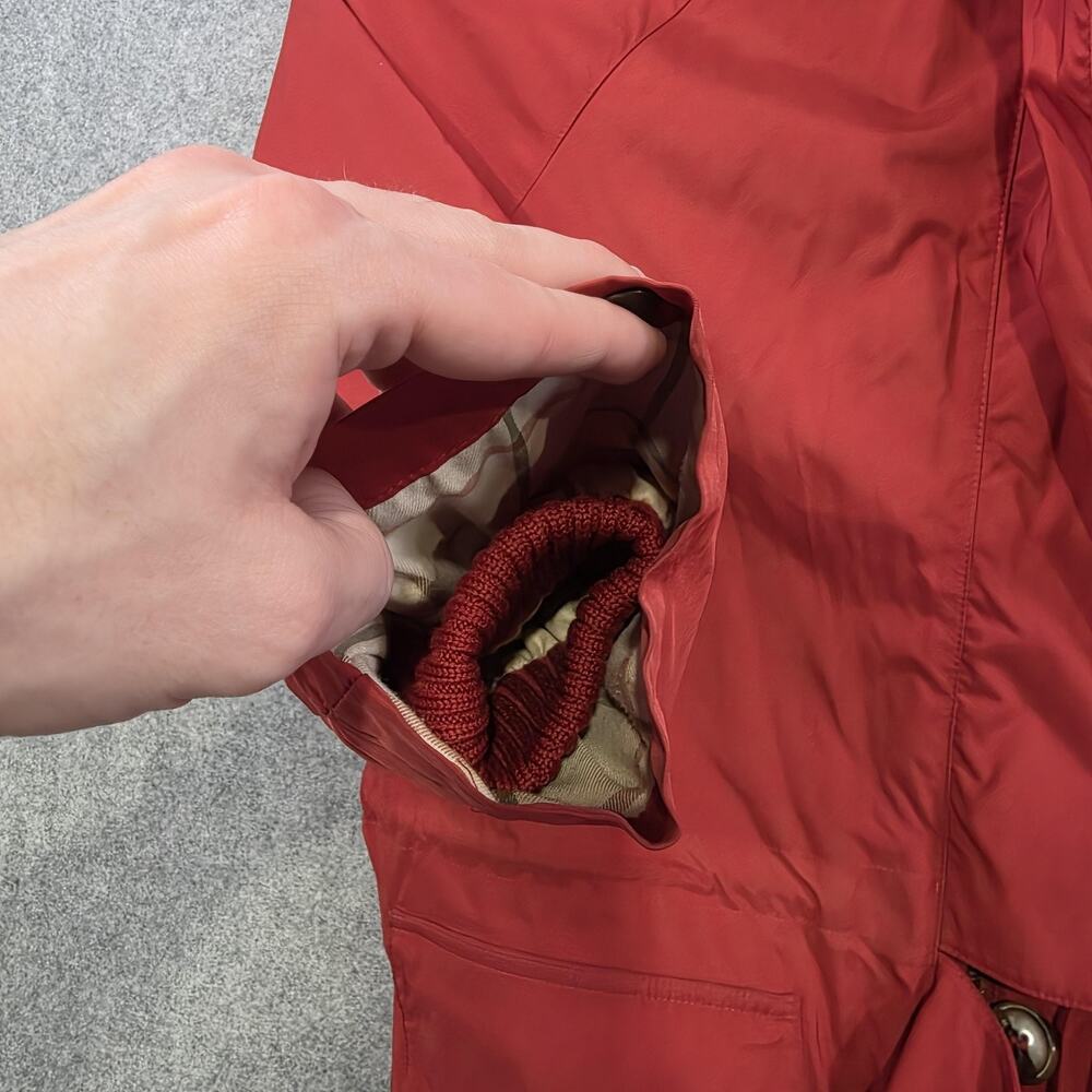 Vintage Loro Piana Horsey Jacket Mens Large Red Riding Italian Olympic 1992 Vest - Picture 15 of 16